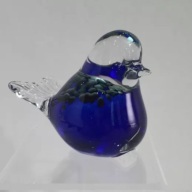 Vintage Bergdale Hand Blown Cobalt Blue Swallow, Blue Bird, Bird  Collectible, Glass Bird, Blown Glass 